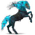 unicorn de călărit călăreţ fantomă