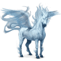 unicorn de tracţiune cu aripi element de aer