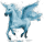 ponei unicorn cu aripi  element de apă