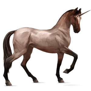 unicorn de călărit akhal-teke dereş