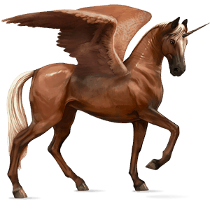 unicorn de călărit cu aripi nokota dereş