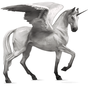 unicorn de călărit cu aripi dereş