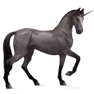unicorn de călărit nokota negru