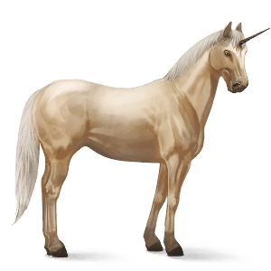 unicorn de călărit murg închis