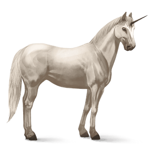 unicorn de călărit quarter horse murg deschis