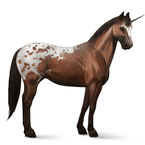 unicorn de călărit roib pag