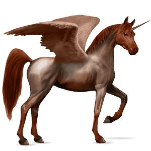 unicorn de călărit cu aripi piersiciu