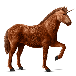 unicorn de călărit misaki roib