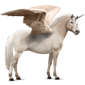 ponei unicorn cu aripi  welsh murg închis