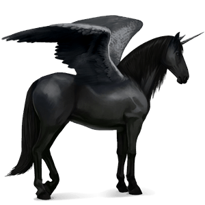 unicorn de călărit cu aripi selle français piersiciu