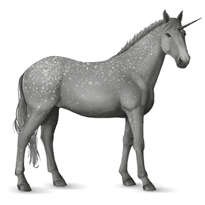 unicorn de călărit pursânge arab roib