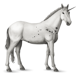 unicorn de tracţiune percheron sur