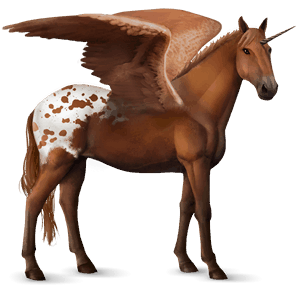 unicorn de călărit cu aripi negru