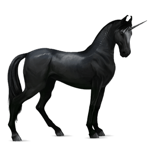 unicorn de călărit knabstrupper black leopard 