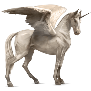 unicorn de călărit cu aripi sur rotat