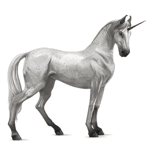unicorn de călărit roib