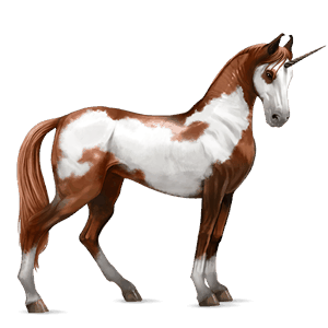 unicorn de călărit trăpaş francez negru