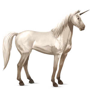 unicorn de călărit mustang negru