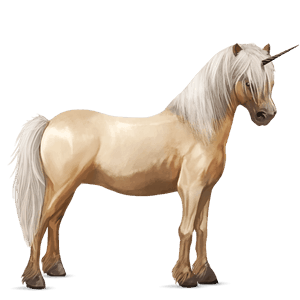 ponei unicorn roib închis