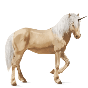 unicorn de călărit negru
