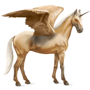 unicorn de călărit cu aripi roib pag