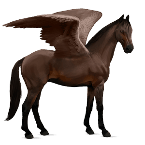 pegas de călărit tennessee walker murg închis