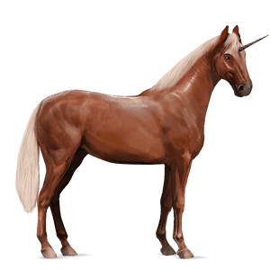 unicorn de călărit mangalarga marchador roib