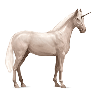 unicorn de călărit sur înspicat