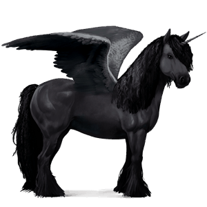 unicorn de călărit cu aripi paint horse murg bălţat