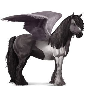 pegas de călărit tennessee walker negru