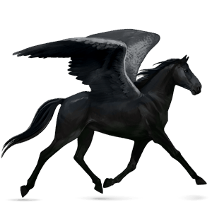 pegas de călărit mustang roib închis