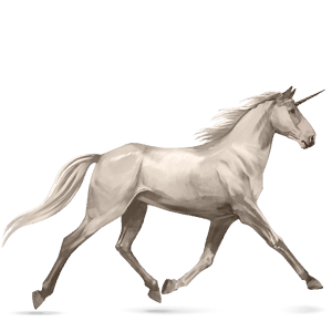 unicorn de călărit roib