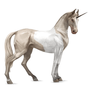 unicorn de călărit murg