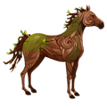 ponei unicorn pădure