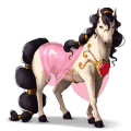 ponei unicorn cu aripi  roib