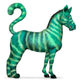 ponei unicorn roib bălţat