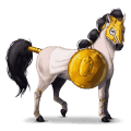 unicorn de călărit negru pag