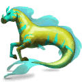 ponei unicorn murg închis