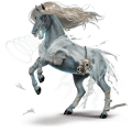 unicorn de călărit roib