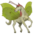 unicorn de călărit akhal-teke isabel