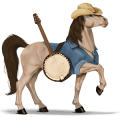 cal de călărit quarter horse roib