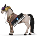 unicorn de călărit cu aripi dereş