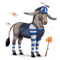 unicorn de călărit camargue sur