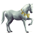 unicorn de călărit paint horse murg pătat