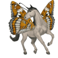 unicorn de călărit trăpaş francez roib