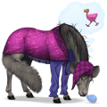 unicorn de călărit sur rotat