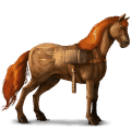unicorn de călărit cu aripi kwpn murg închis