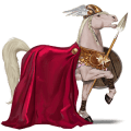 unicorn de călărit negru