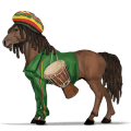 cal de călărit gypsy vanner  sur rotat bălţat