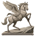 cal divin sculptură